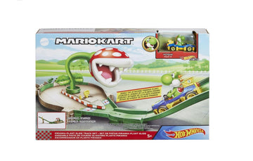 Hotwheels- Mario Kart pista piranha plant slide track set veicolo incluso