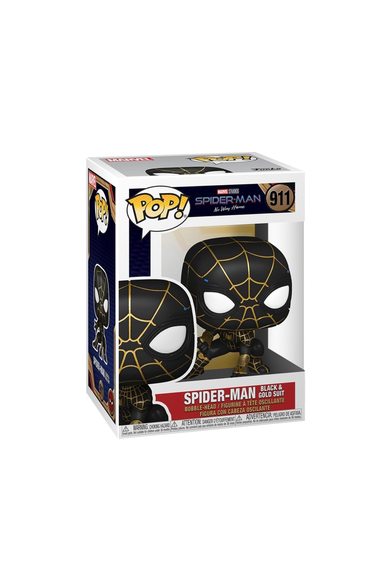 Funko Pop- Marvel Spider Man black & gold suit  911