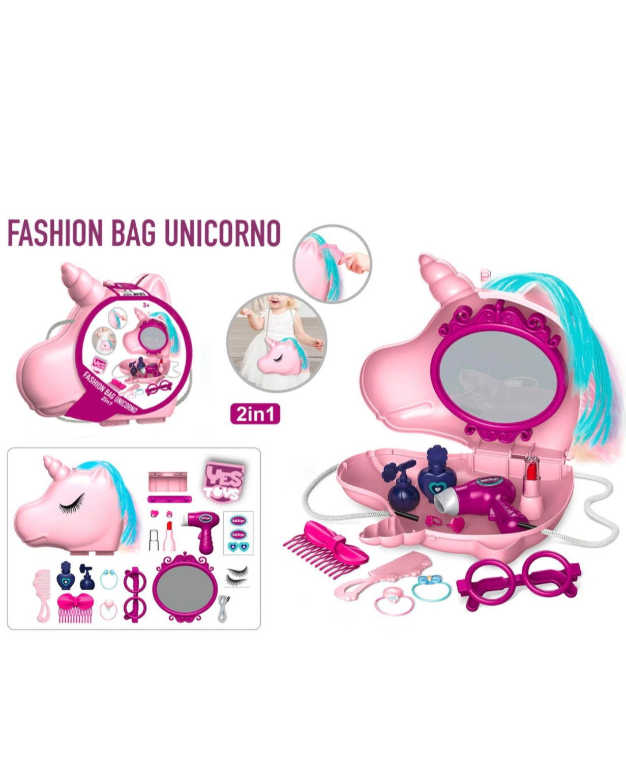 Kidz Corner- Valigetta beauty set Unicorn