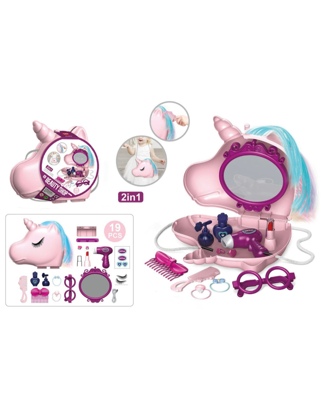 Kidz Corner- Valigetta beauty set Unicorn