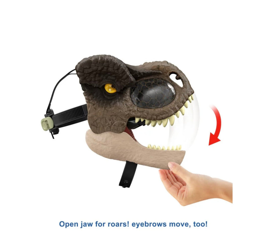 Jurassic World- maschera tyrannosaurus con suoni