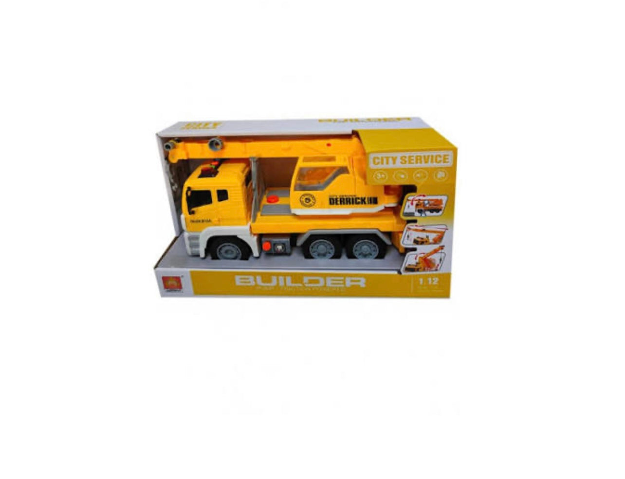 City Service- Camion con gru luci e suoni