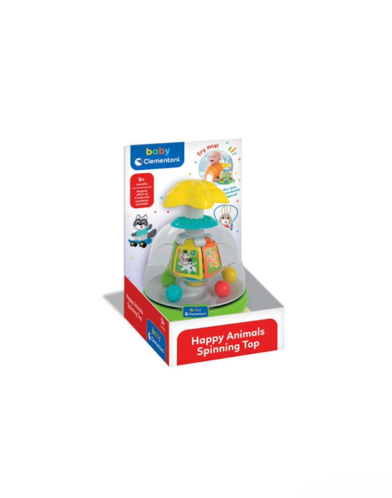 Baby Clementoni- Trottola happy Friends