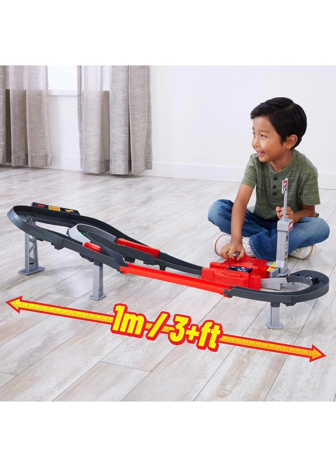 Hotwheels- Pista formula 1 sprint race circuit con veicoli inclusi