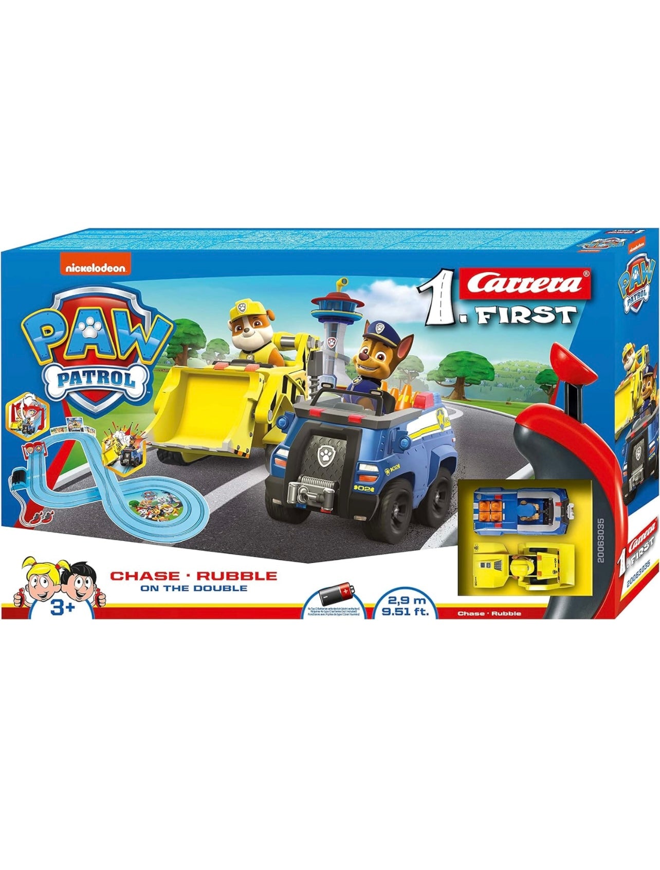 Carriera- Pista Paw patrol con due controller