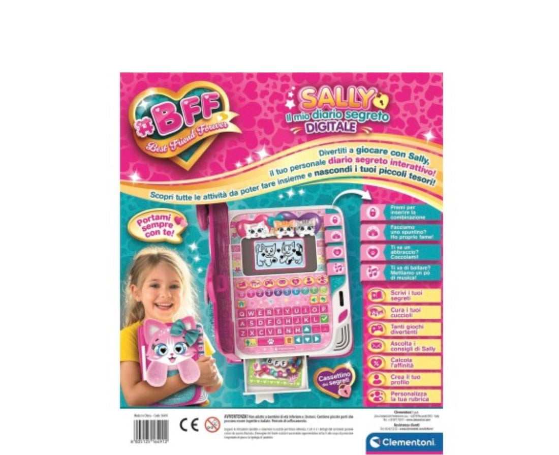 BBF- Sally il mio diario segreto digitale lcd interattivo