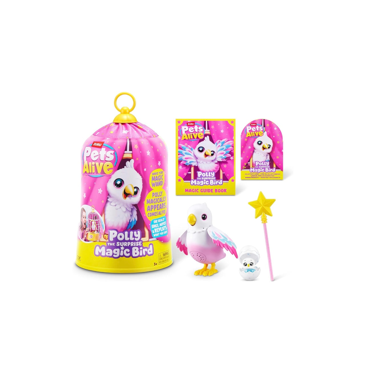 Pets Alive- Polly magic bird uccellino interattivo
