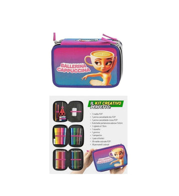 Brainrot- Astuccio 3 zip completo Ballerina  Cappuccina 2026/27