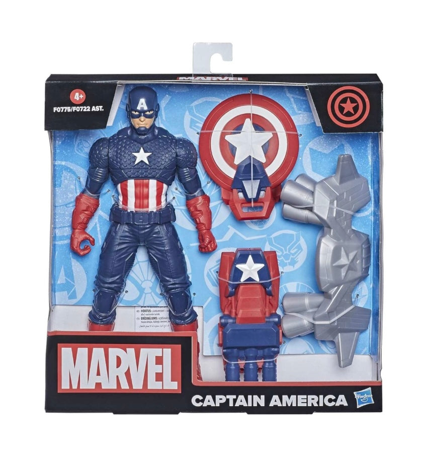 MARVEL- CAPITAN AMERICA 25CM CON ACCESSORI