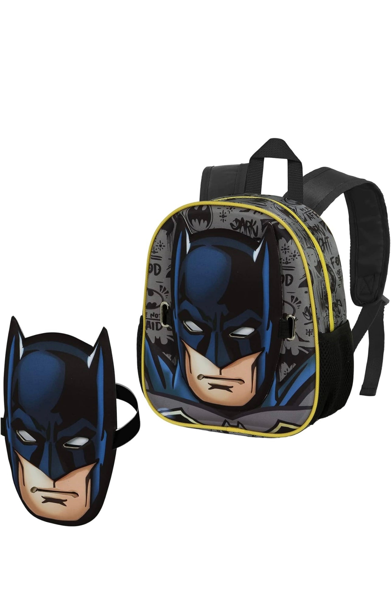 Dc Comics Batman- Zainetto con maschera rimovibile