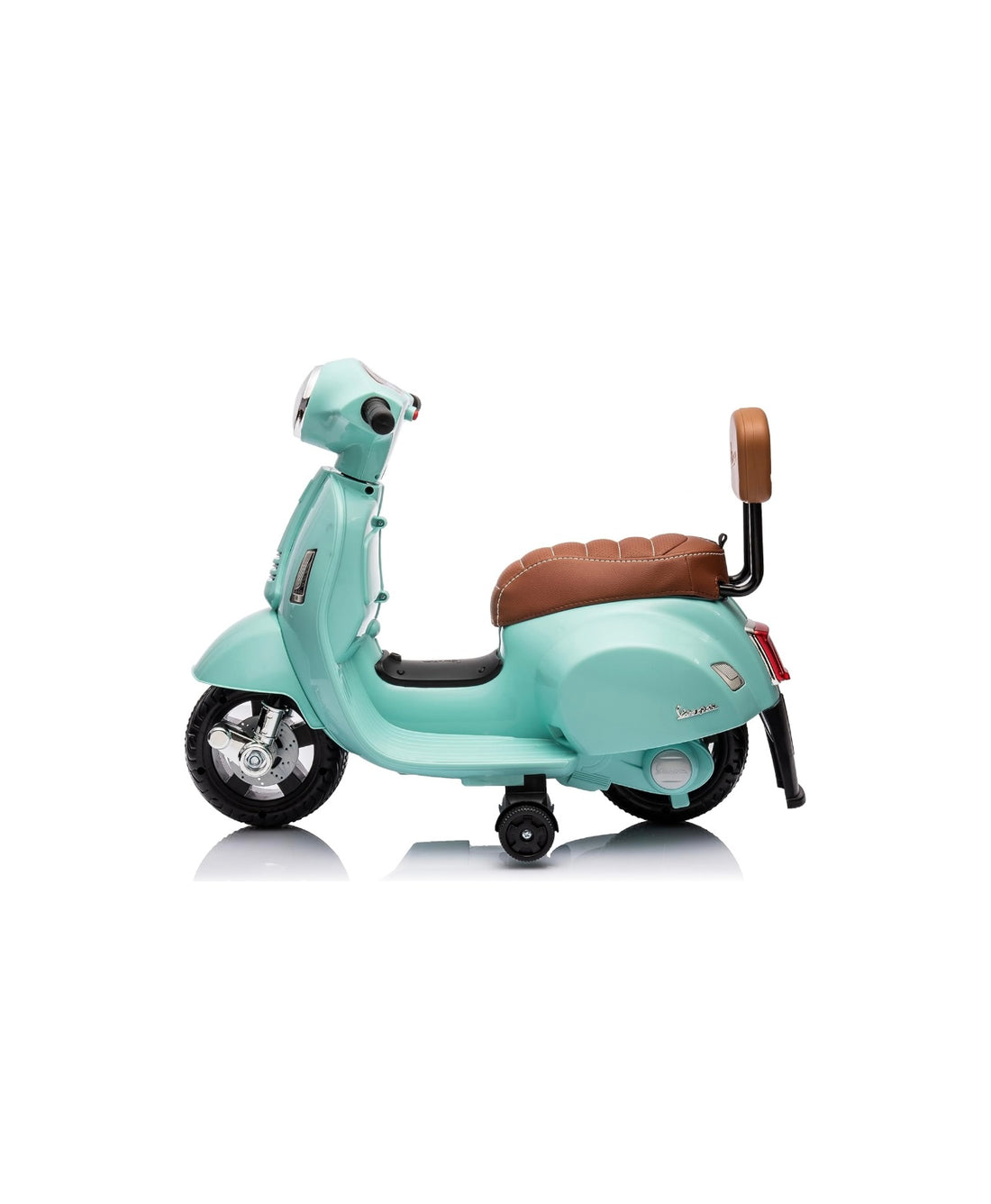 Mondial Toys- Vespa Piaggio Tiffany elettrica schienale e sedile in pelle