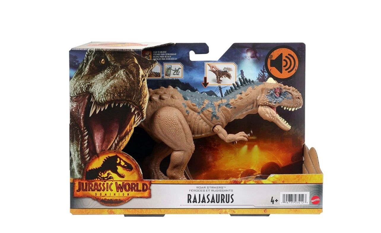 JURASSIC WORLD- RAJASAURUS CON SUONI