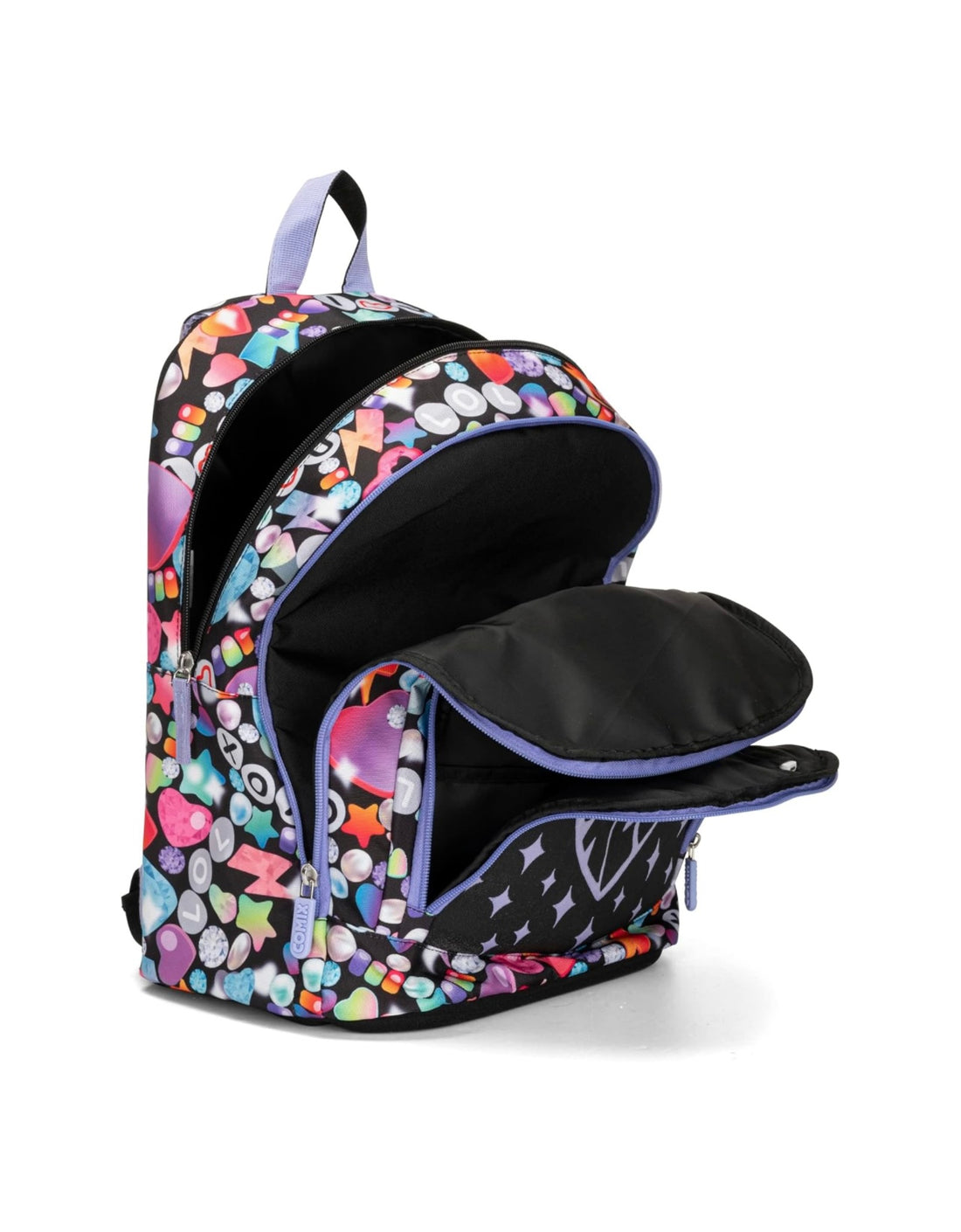 Comix - zaino organizzato bright girl con sistema led