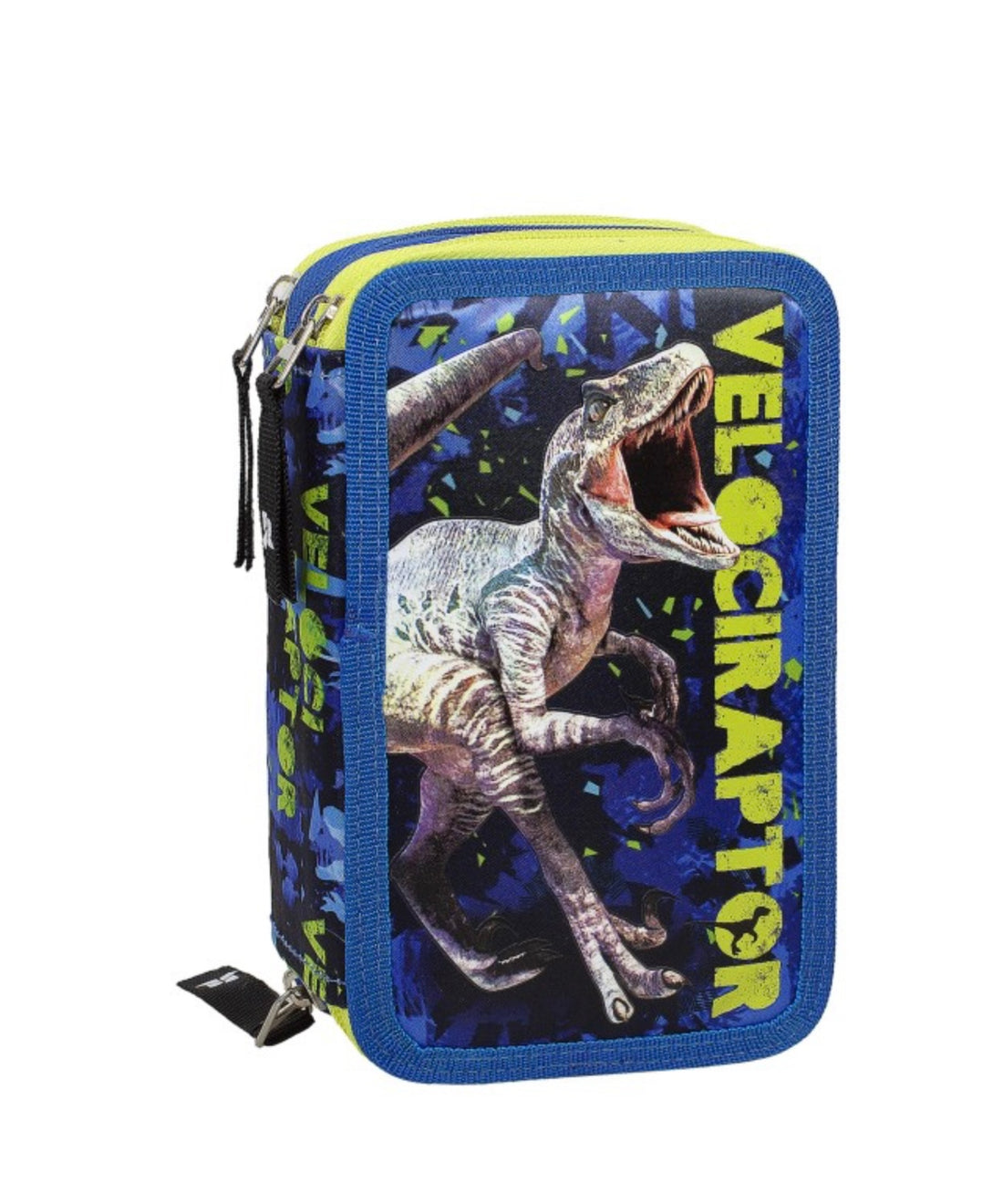 Julian Ross- schoolpack zaino+astuccio 3 zip completo dinosauro