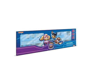 Paw Patrol- Set 60 pennarelli e timbri