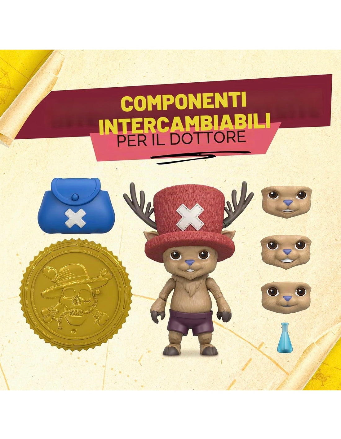 One Piece- Tony Tony Chopper visi intercambiabili