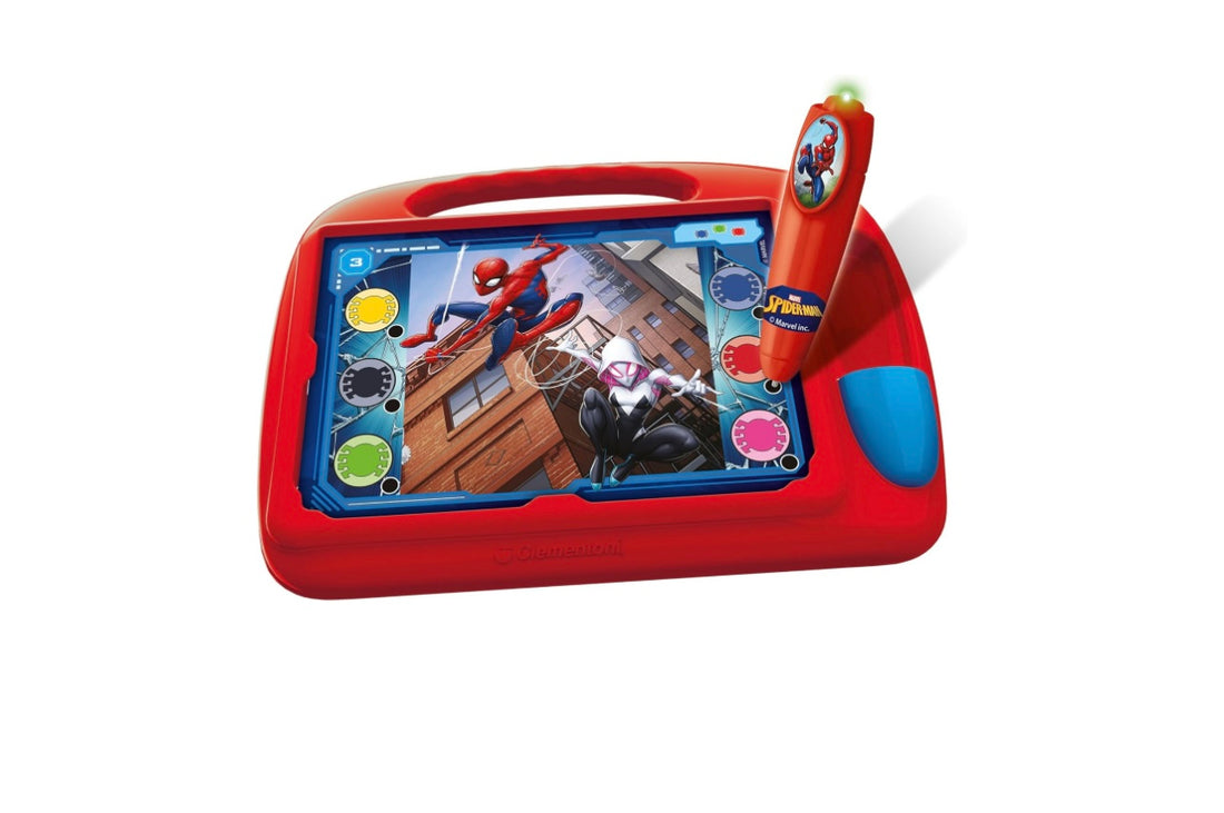 Clementoni- Sapientino quiz Spider Man con penna interattiva