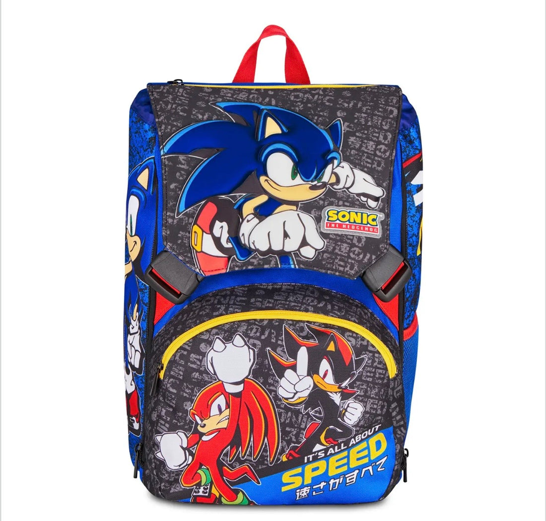 Sonic The Hedgehog Speed- Zaino Scuola Sdoppiabile Big 2026/27