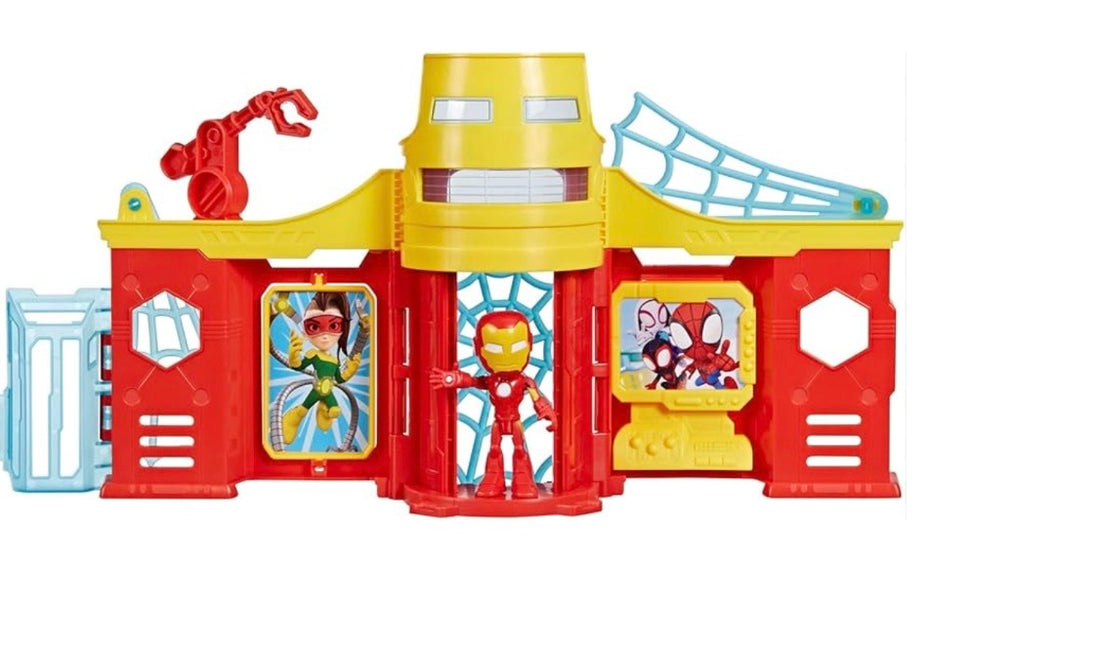 Spidey- Stark tower Iron Man incluso