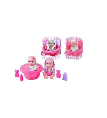 Baby&Me- Bebè 30cm con tinozza