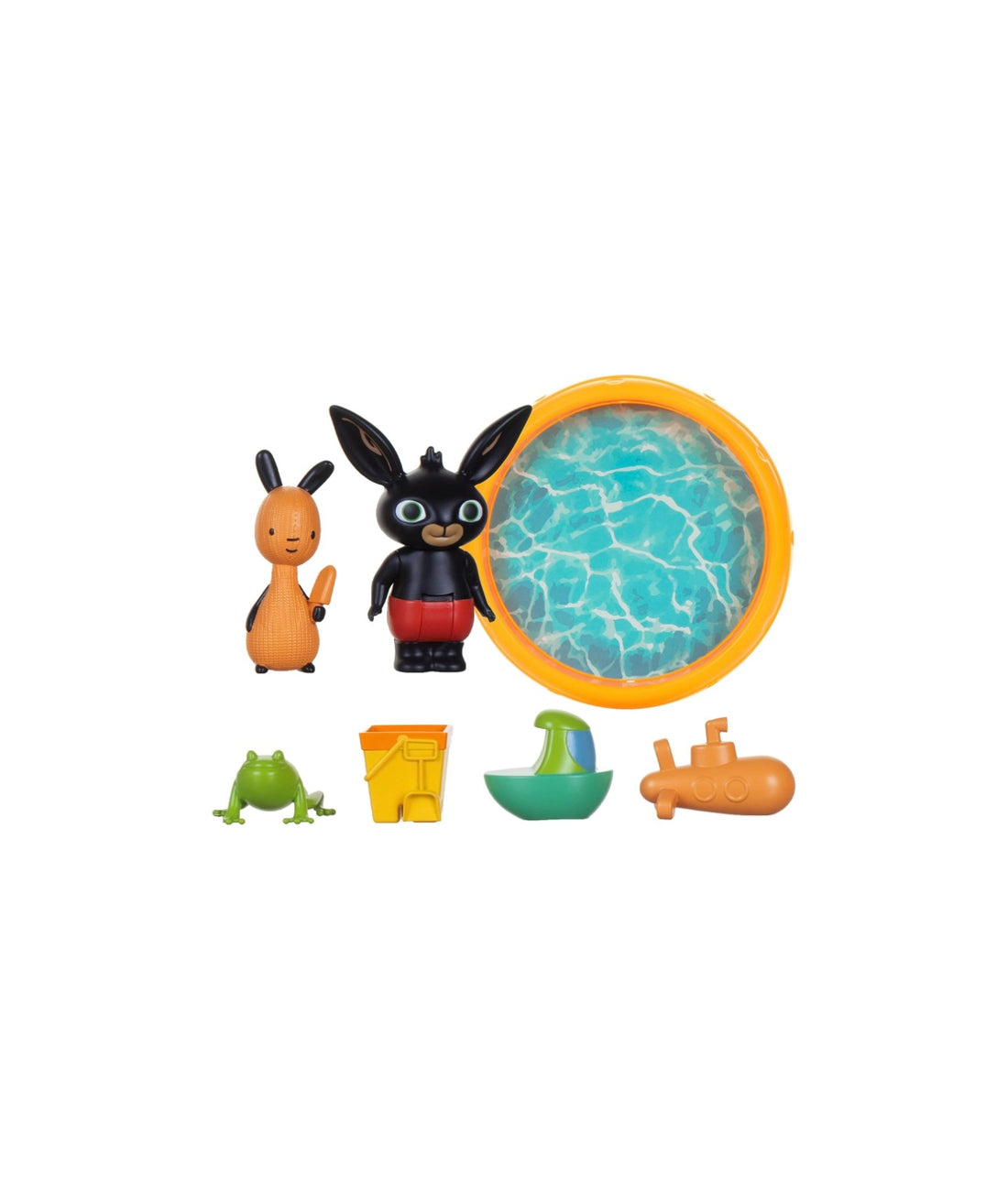 Bing- play set tutti in piscina con accessori e 2 personaggi