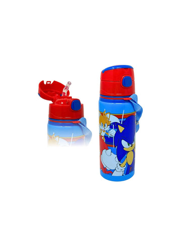 Sonic- Borraccia in alluminio con cannuccia 600ml