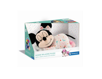 Clementoni- baby minnie peluche relaxing plush luci e suoni