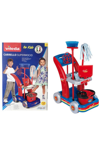 Vileda- Carrello pulizie maxi con accessori inclusi