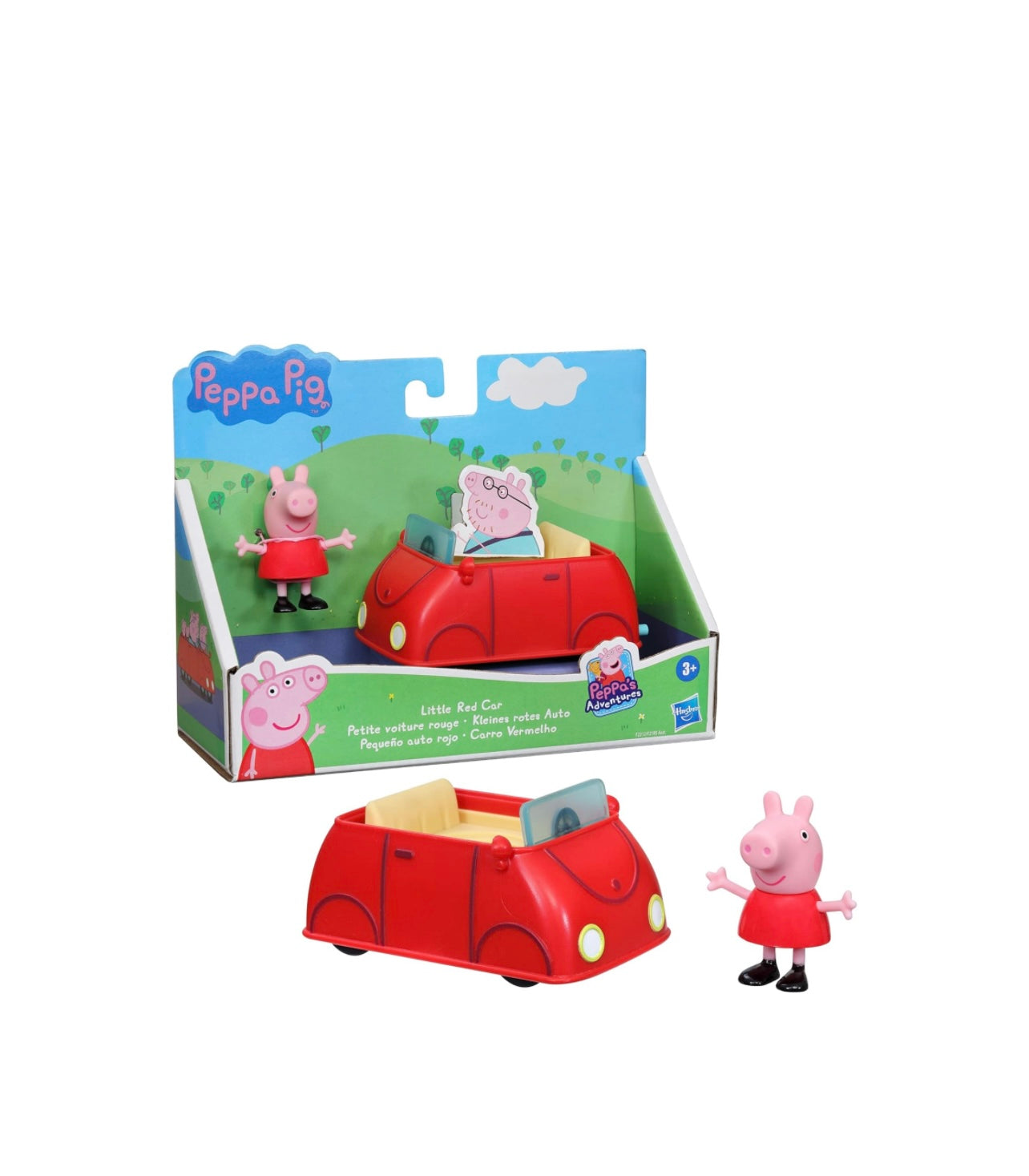 PEPPA PIG- PICCOLA MACCHINA ROSSA CON PERSONAGGIO