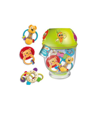 Carotina- Baby Contenitore  con 5 giochi