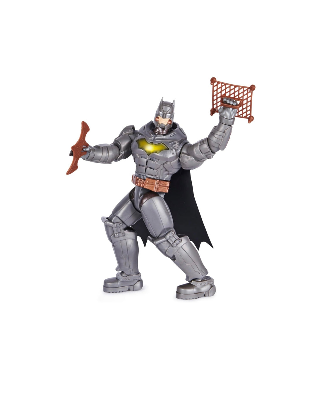 Dc- Batman battle strike personaggio con accessori con 20 suoni