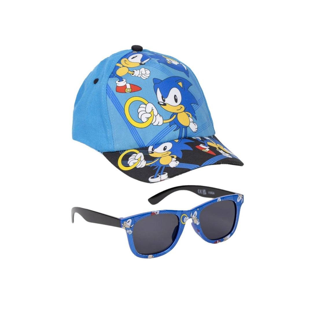 SONIC- SET CAPPELLO CON VISIERA E OCCHIALI DA SOLE