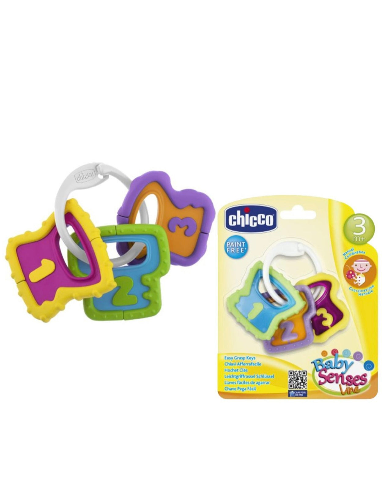 Chicco- chiavi massaggiagengive afferrafacile