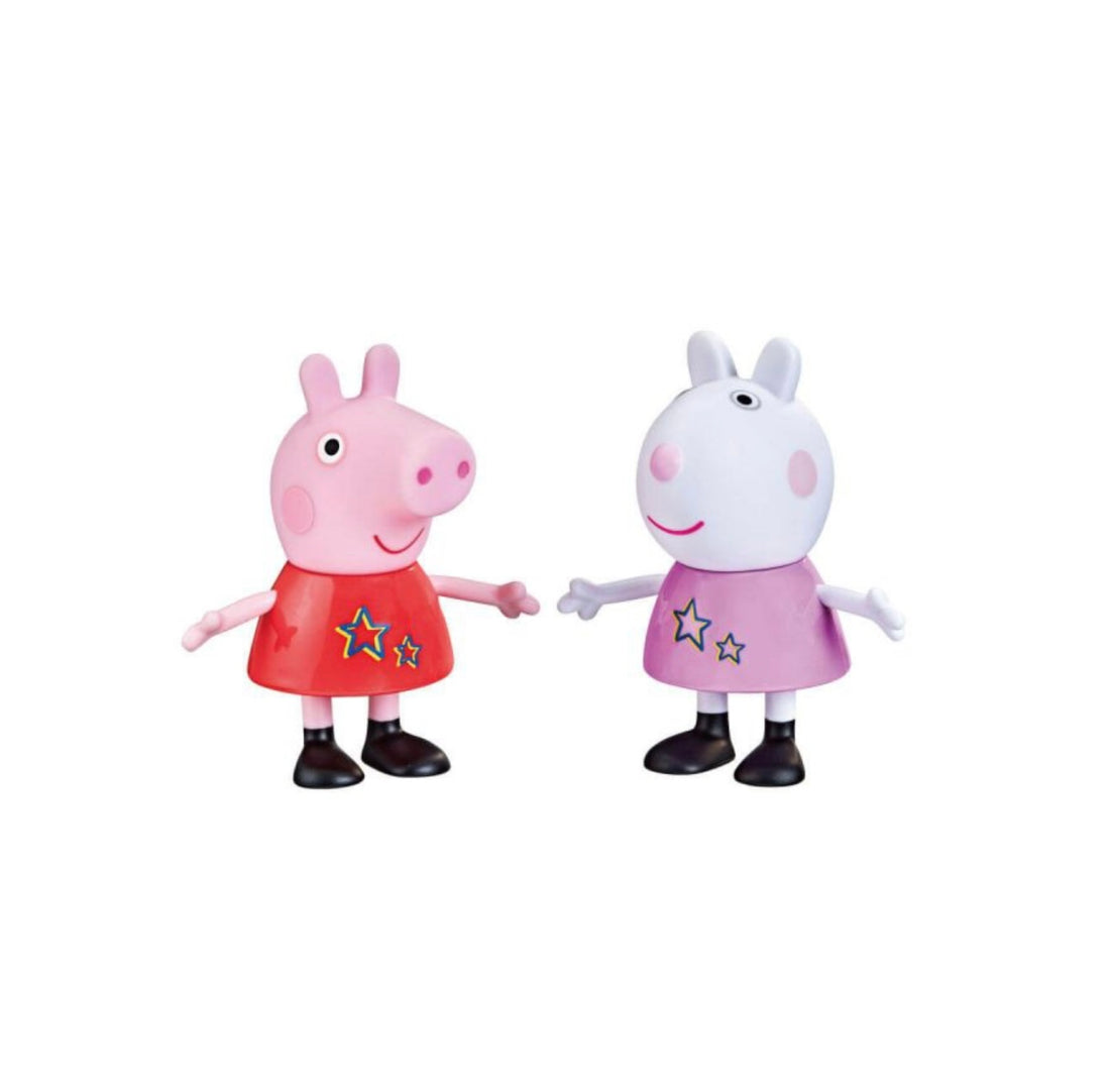 Peppa Pig- set 2 personaggi Peppa e Suzy