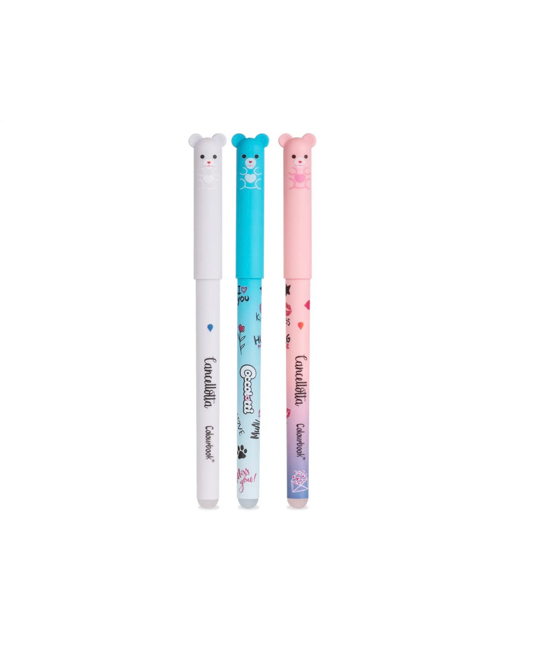 Coccolotti- Set 3 penne cancellotte