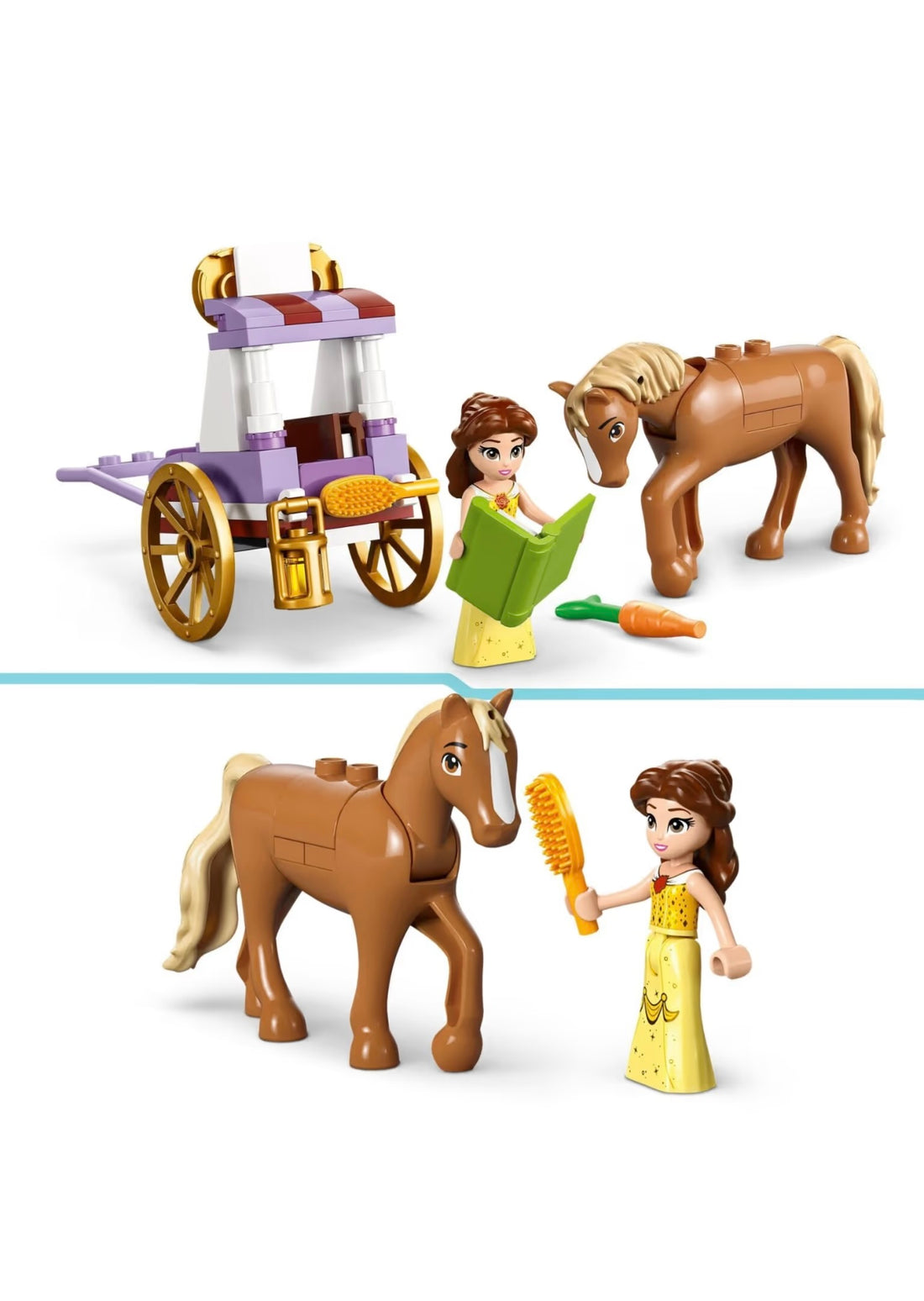 Lego- Disney Princess la carrozza dei cavalli di Belle