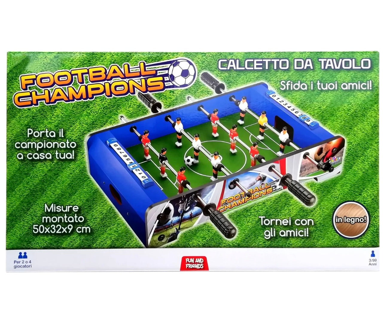 CALCETTO DA TAVOLO IN LEGNO