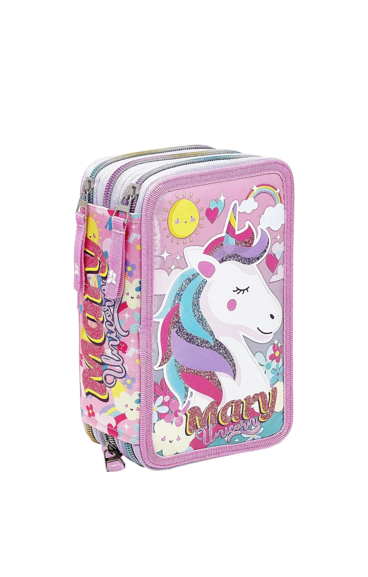 JULIAN ROSS- ASTUCCIO 3 ZIP COMPLETO UNICORN MERY