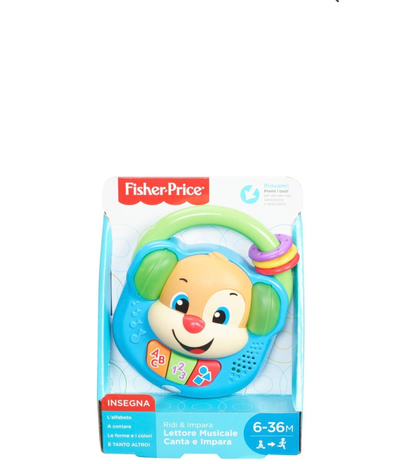 Fisher Price- lettore musicale canta e impara