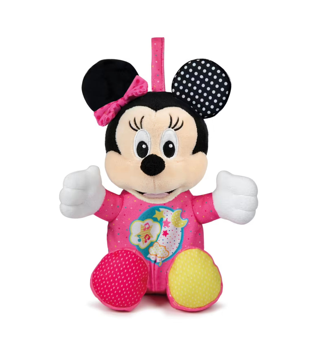 Baby Clementoni- Disney Minnie Mouse peluche interattivo luci e melodie