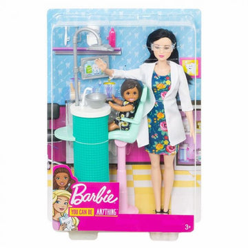 Barbie in carriera- Barbie dentista con Barbie Mini e accessori