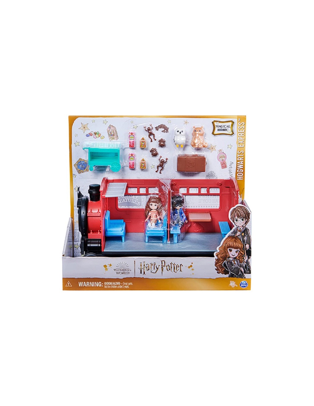 HARRY POTTER- PLAY SET TRENO HOGWARTS EXPRESS CON PERSONAGGI