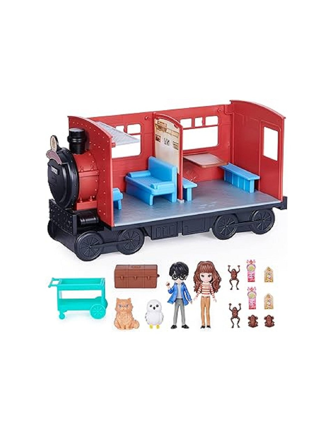 HARRY POTTER- PLAY SET TRENO HOGWARTS EXPRESS CON PERSONAGGI