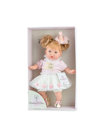 Alina Party- Bambola realistica 45 cm corpo morbido